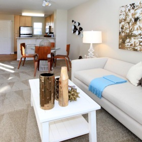 Wide open living areas perfect for entertaining living room open to dining area and kitchen
